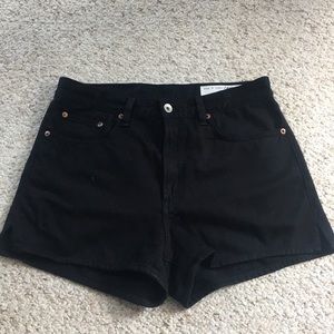 Black Rag & Bone JEAN shorts
